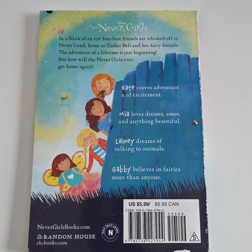 The Neverland Girls Chapter Book Set Readers Ages 6 To 10 - Disney